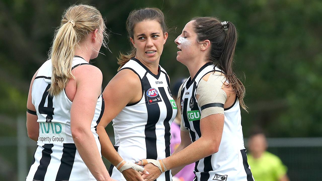 The Magpies are still in the hunt. Photo: Jono Searle/Getty Images