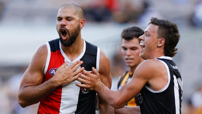 Ryder (L) will miss two games. Picture: Michael Willson/AFL Photos via Getty Images)