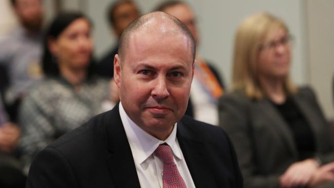 Treasurer Josh Frydenberg is pushing reform to improve conditions for entrepreneurs. Picture: Kym Smith