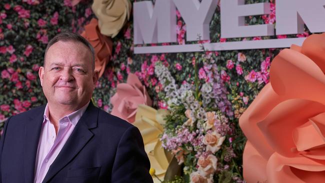 Chief executive John King is confident Myer can return to profitability and pay dividends to shareholders if certain conditions are met. Picture: Stefan Postles