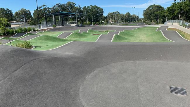 The BMX track on Telegraph Rd, Fitzgibbon was empty at 3pm on Monday, March 30. Picture: Michelle Smith