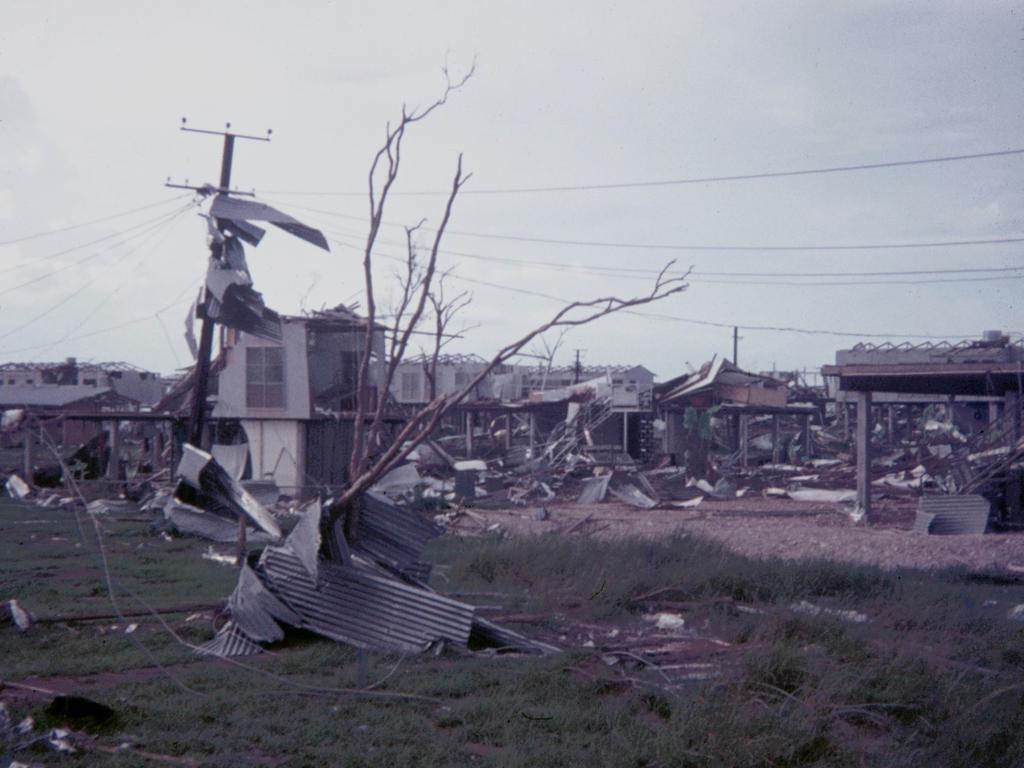 Iron wrapped around poles and trees. Picture: Supplied