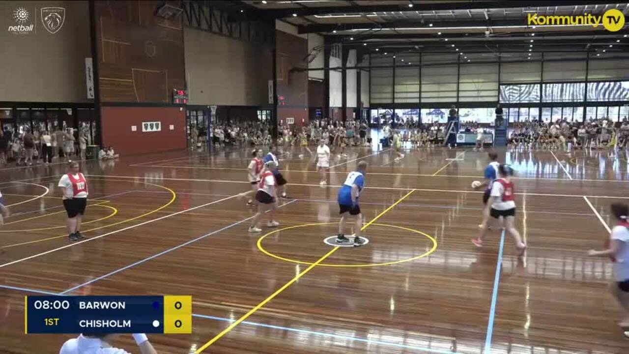 Replay: Barwon v Chisholm (AA) - 2025 Netball Victoria State Titles Day 1