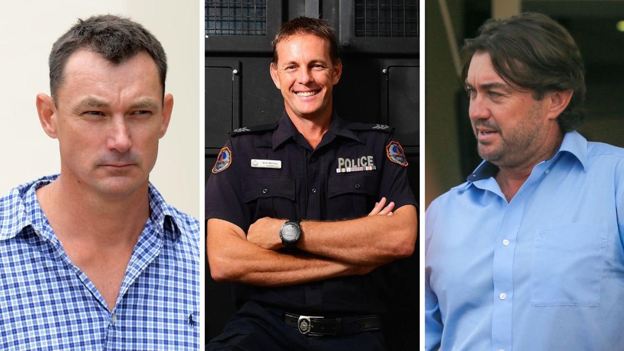 Helicopter pilot Michael Burbidge, former police officer Neil Mellon, and Outback Wrangler star Matt Wright are due to face a committal hearing in December.