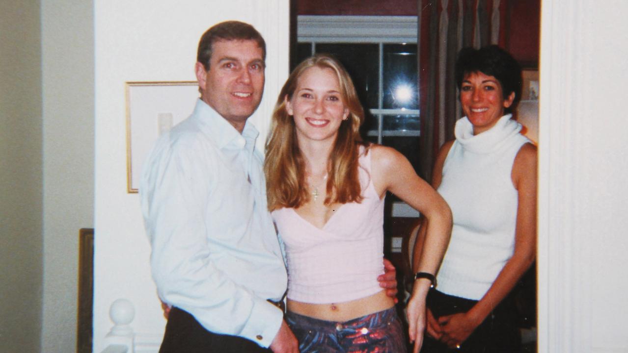 Prince Andrew and Virginia Roberts at Ghislaine Maxwell's townhouse in London on March 13 2001. Picture: Florida Southern District Court/Supplied