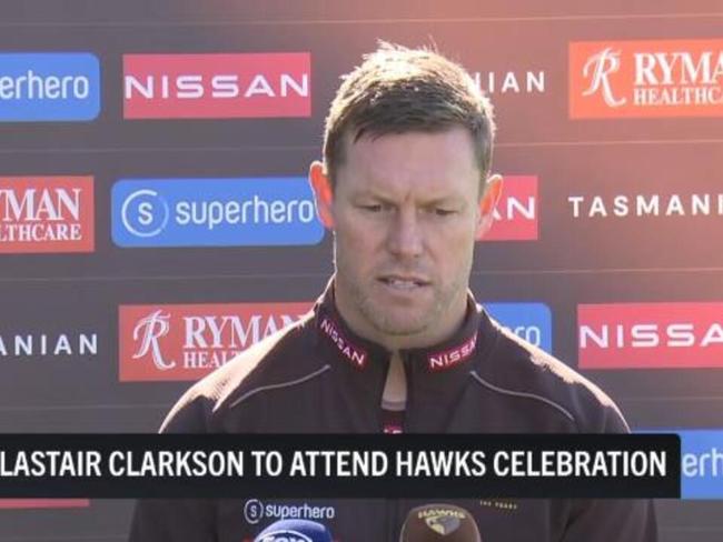Mitchell reacts to Clarko's Hawks return