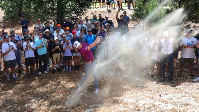 Cameron Smith struggled to find a fairway on Friday. . (Photo by Sarah Reed/Getty Images)