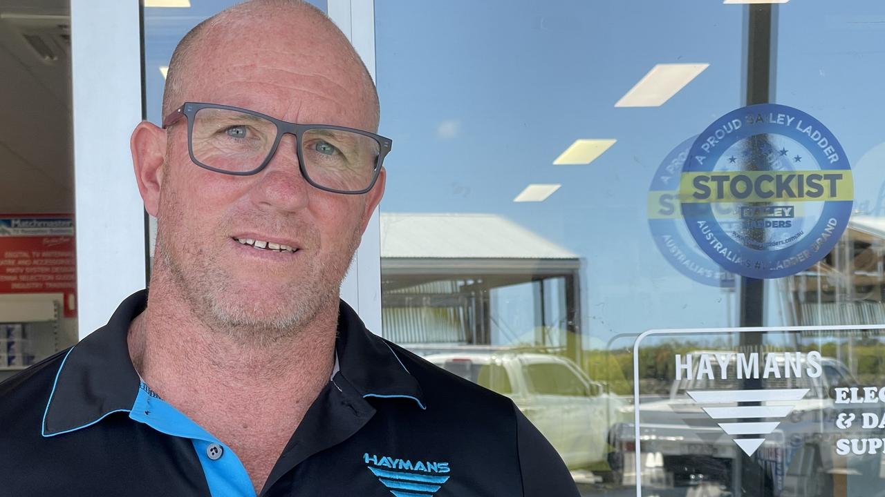 Michael Kerr Haymans Electrical Mackay's Profit Centre Manager said the new development would allow the business to expand their inventory and grow. Photo: Fergus Gregg