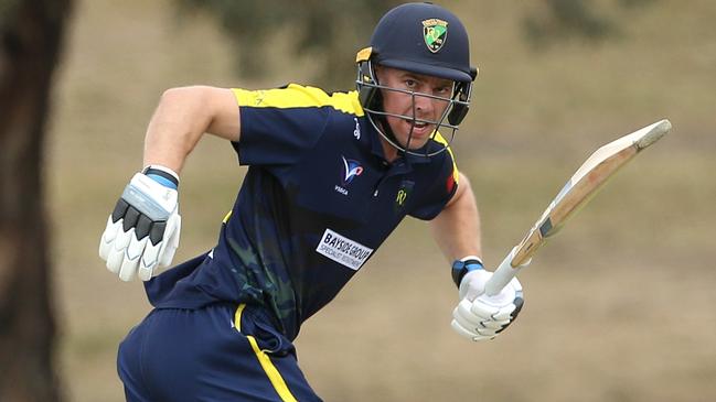 Rory Collins in action for Plenty Valley. Picture: Hamish Blair