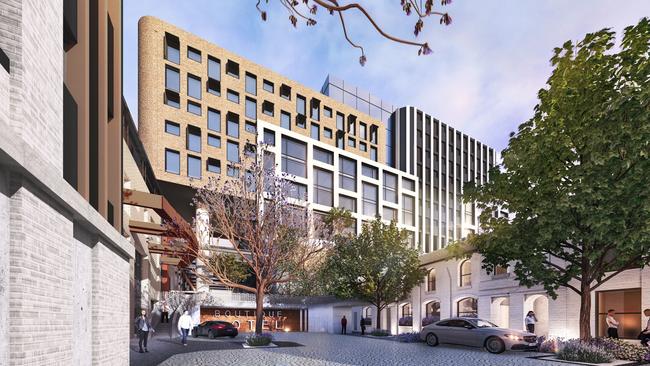 The proposed hotel in the centre of Launceston. Picture: SUPPLIED