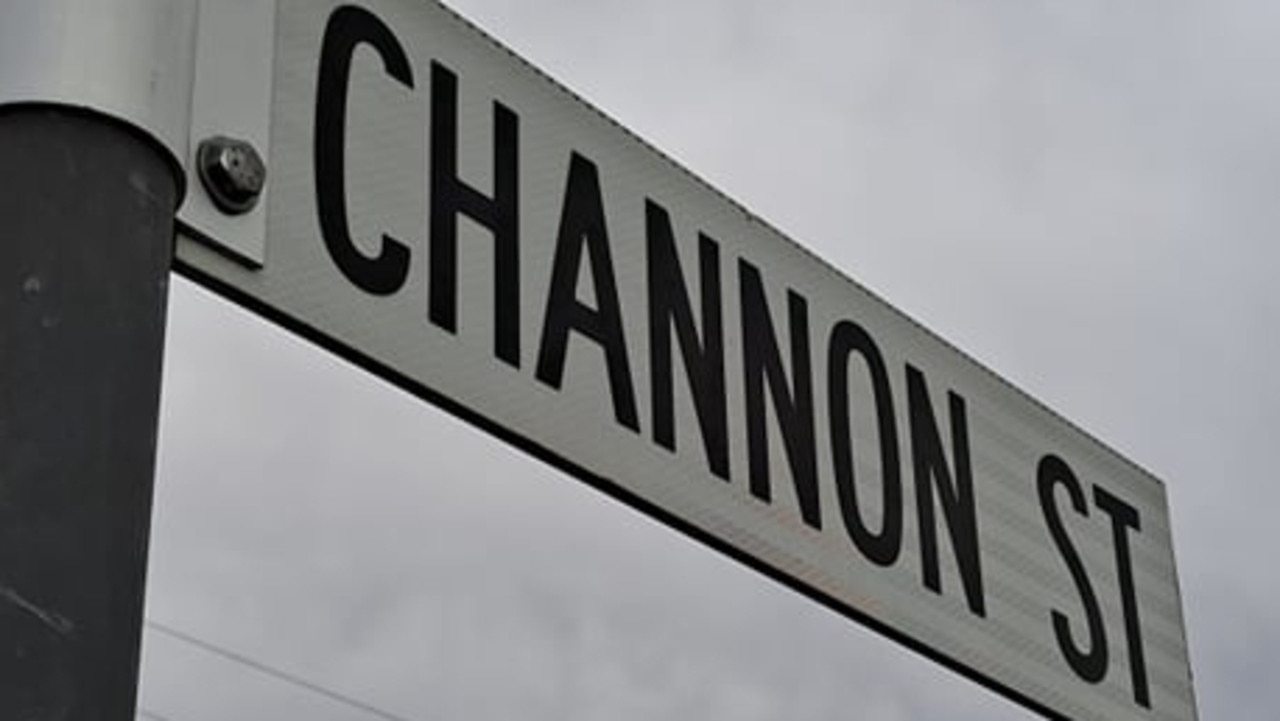 Channon Street sign.