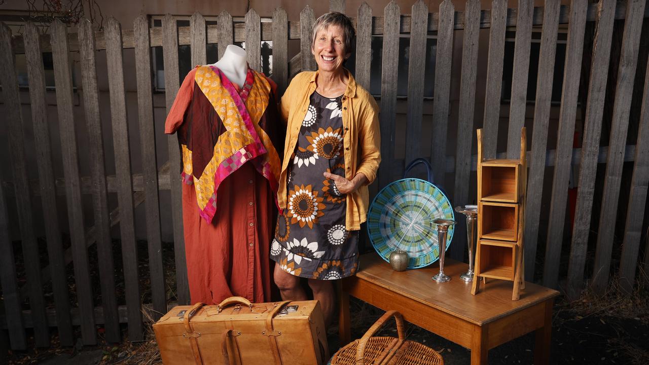 Lyn Wallace chair of Soho Arts ahead of the Soho Arts ReUse Night Market in South Hobart. Picture: Nikki Davis-Jones