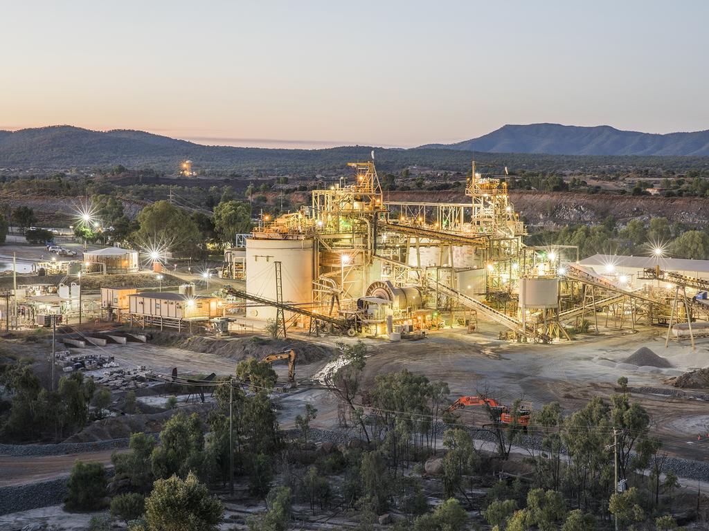 The Ravenswood Gold processing plant south of Townsville.