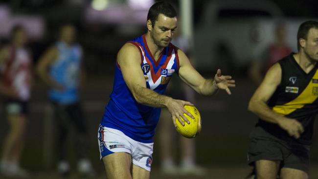 Matthew Scarlett playing local football for South Barwon.