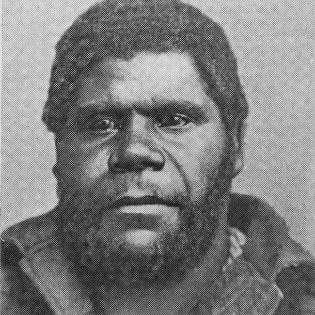 Tasmanian Aboriginal King Billy also known as William Lanne.