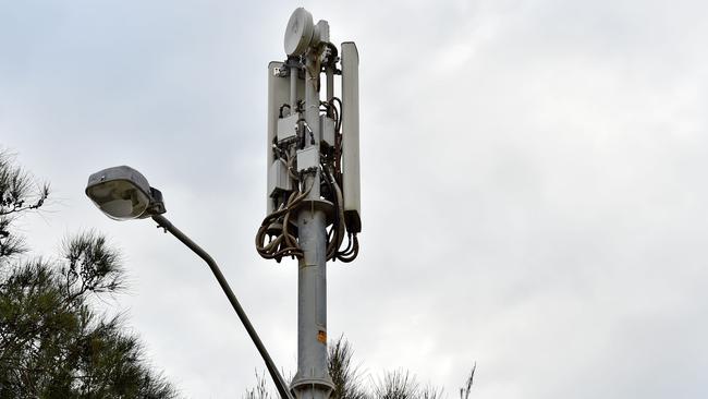 Manly towers are being upgraded for 5G, including this one at Tania Park, Balgowlah. Picture: Troy Snook