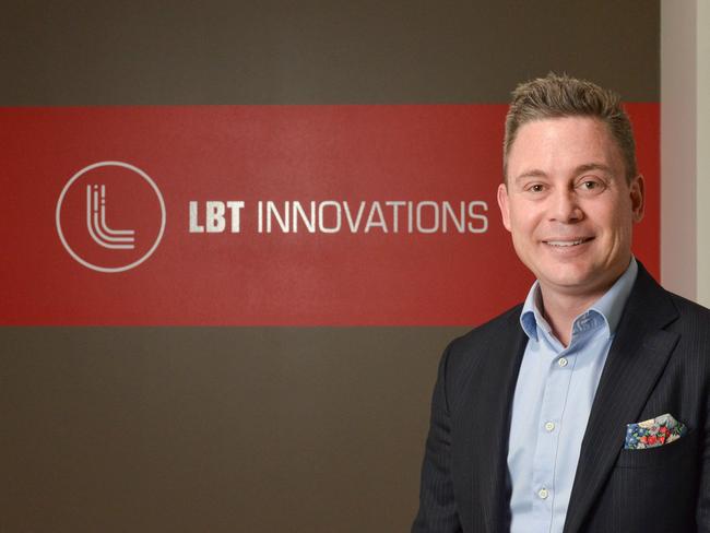 LBT chief executive Brent Barnes at LBT head office in Waymouth St, Thursday, October 24, 2019. (Pic: AAP/Brenton Edwards)