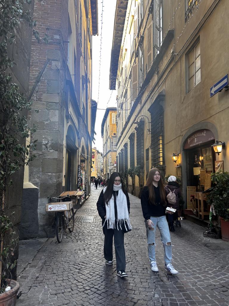 The old town of Lucca is charming with its cobblestone streets. Picture: Sophie Elsworth