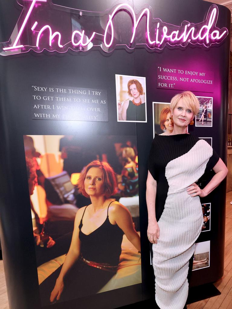 Cynthia Nixon at the <i>Sex and the City</i> event. (Photo by Cindy Ord/Getty Images)