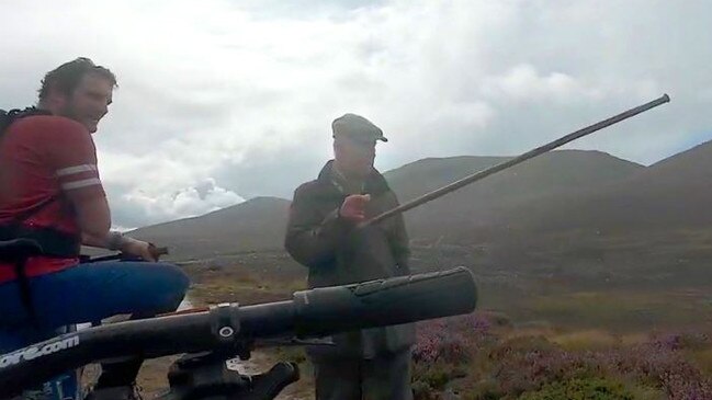 King Charles told astonished bikers all about “wonderful” Balmoral. Picture: YouTube