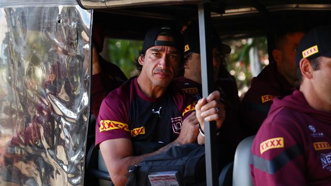 JT expressing how we all feel about the NRL orders. (Photo by Chris Hyde/Getty Images)