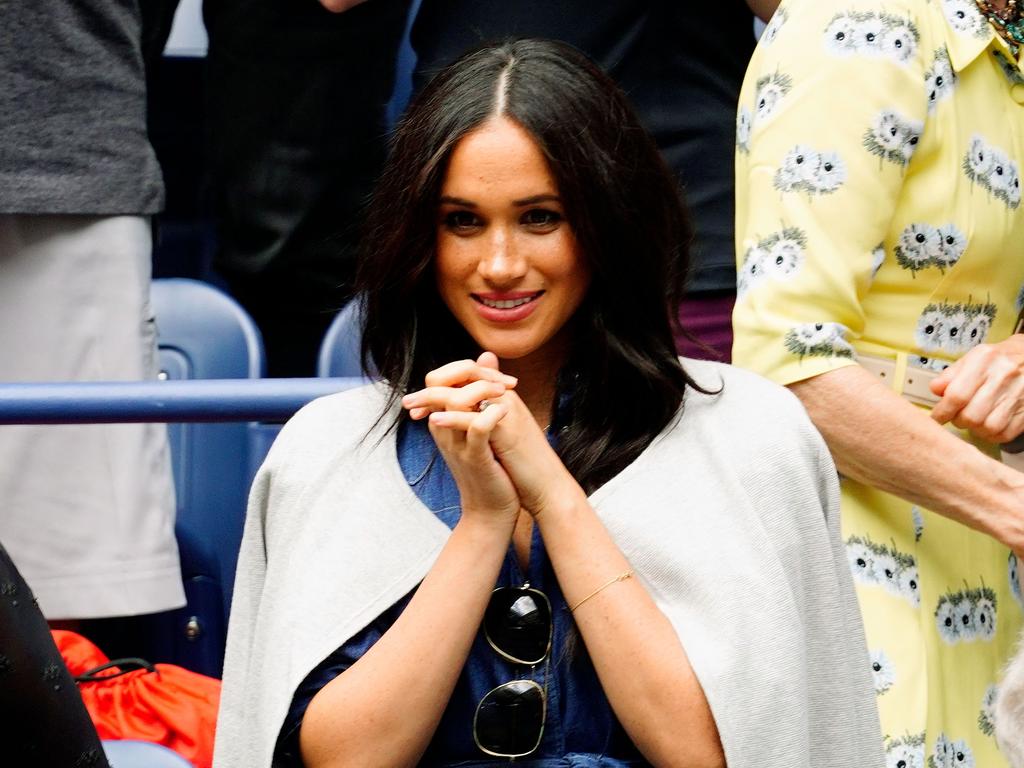 Meghan Markle cheers on Serena Williams on September 7, 2019 in New York City. Picture: Gotham/GC Images.