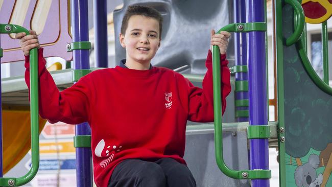 Thomas Edney is one of 125 Australian children involved in the landmark study. Picture: Wayne Taylor