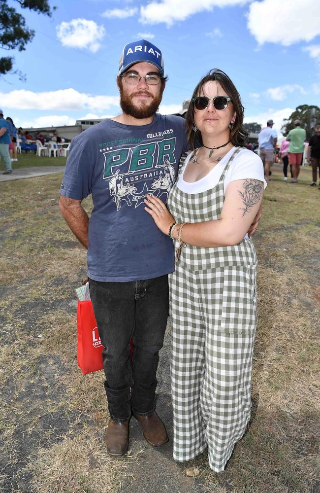Caleb Duffield and Lauren Doyle at Meatstock, Toowoomba Showgrounds. Picture: Patrick Woods.