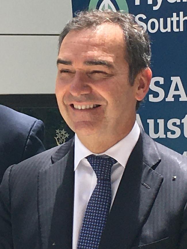 Premier Steven Marshall at Tonsley Innovation District last month. Picture: Chris Russell