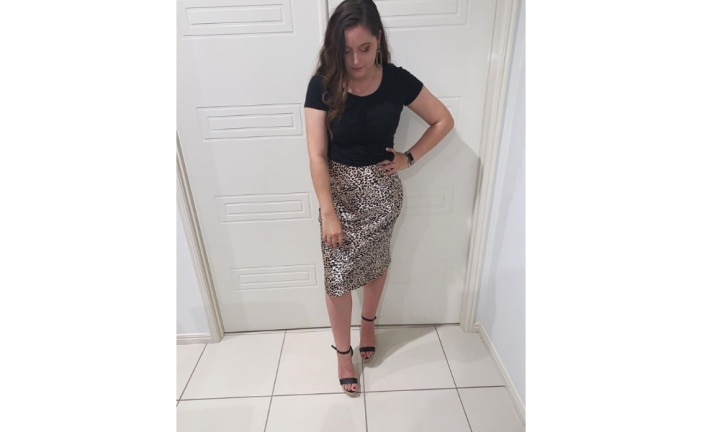 Animal print skirt kmart hotsell