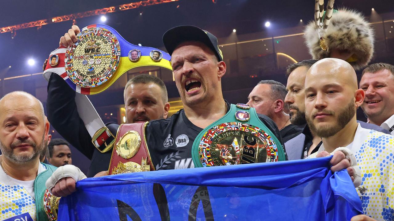 Oleksandr Usyk’s undisputed status will last just a couple of weeks. (Photo by Fayez NURELDINE / AFP)