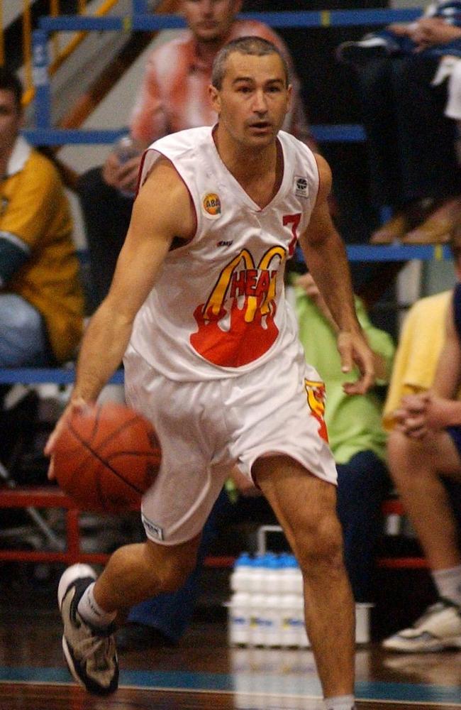 David Blades in action for Townsville in the later years of his career.