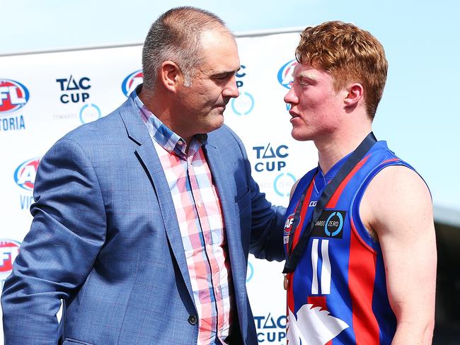 Matthew Rowell was best afield in the TAC Cup grand final. Picture: Michael Dodge/AFL Media/Getty Images