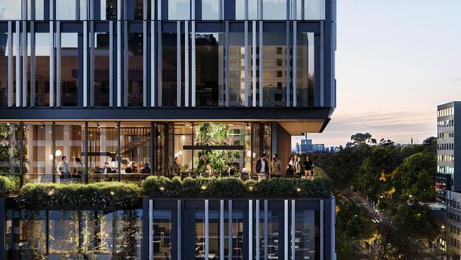 The 40-storey ‘stacked tower’' to be built at 600 Lonsdale St, Melbourne.