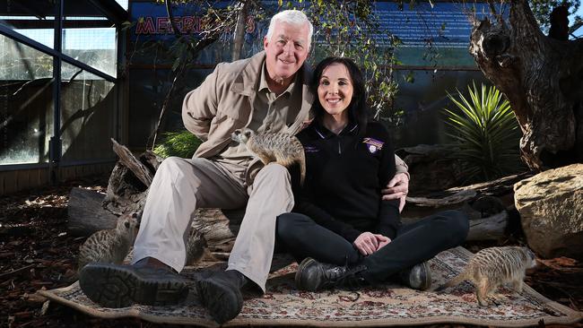 Former Zoodoo director Trevor Cuttriss with daughter and new director Donna Cuttriss-Smith at the Brighton site. Picture: NIKKI DAVIS-JONES