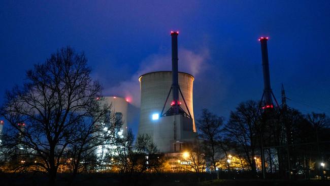 A gas-fired power plant in Lingen, western Germany: the pipelines were jointly funded by Russian gas giant Gazprom and a consortium of German and French companies. Picture: AFP