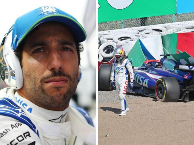 Daniel Ricciardo's woes deepened in Suzuka. Photos: Getty Images/AFP