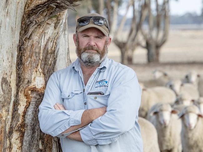 NEWS: Ben Duxson at KanyaVNI West are set to carve up Bens land within close proximity to his shearing shed and house .PICTURED: Farmer Ben Duxson on his farm at KanyaPicture: Zoe Phillips