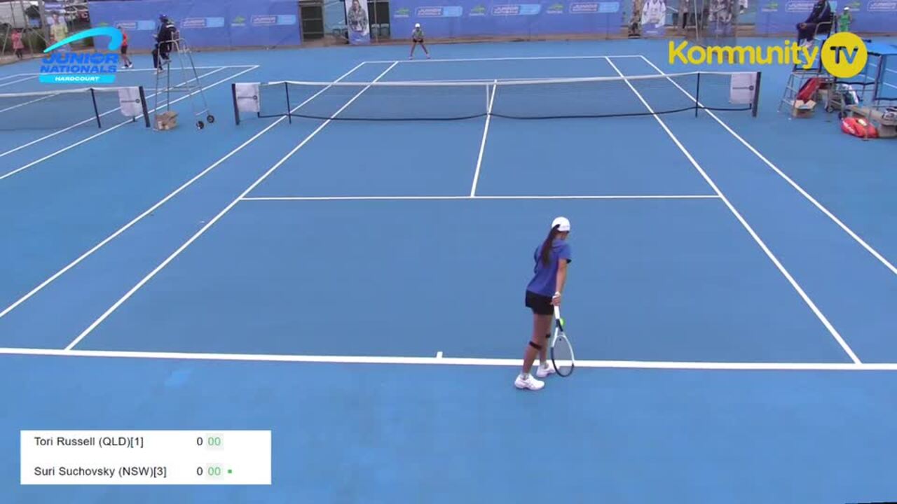 Replay: Tori Russell v Suri Suchovsky (14/U Girls Semifinal) — 2024 Australian Junior Hardcourt Championships Day 5