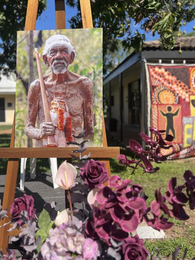 A state funeral service was held to honour pioneering Indigenous and religious leader Rev Dr D Gondarra OAM in Darwin on 29 August 2024. Picture: Fia Walsh.