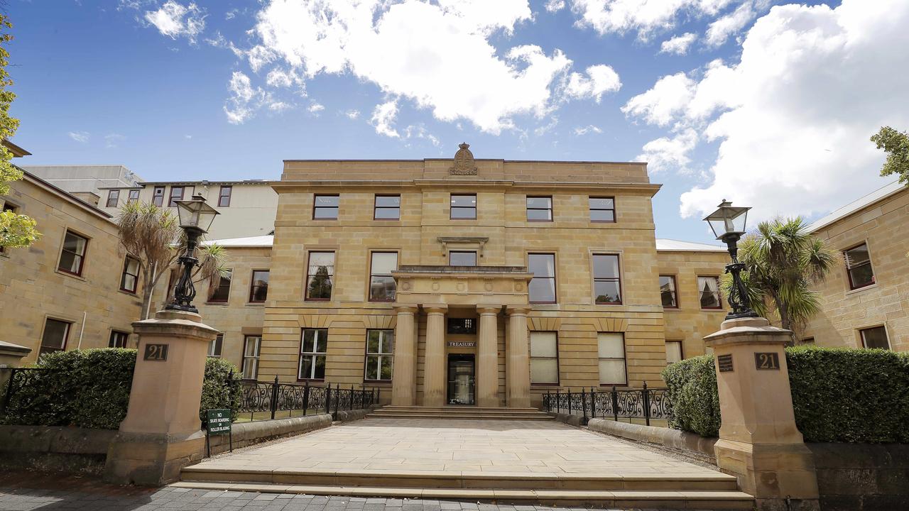 Murray St entrance of the Hobart Treasury Complex. Picture: RICHARD JUPE