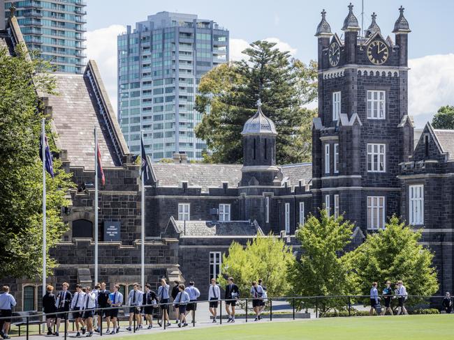 Melbourne Grammar School's campus in the CBD. The school is chair of an international group of boarding schools, which offer each other expertise and support.