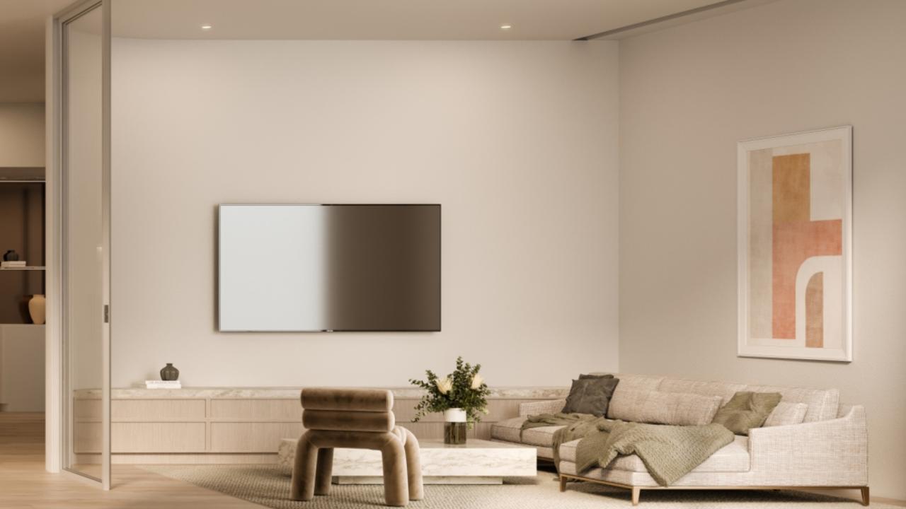Concept image of the penthouse apartment in The Esmond. Picture: SMFA Architects