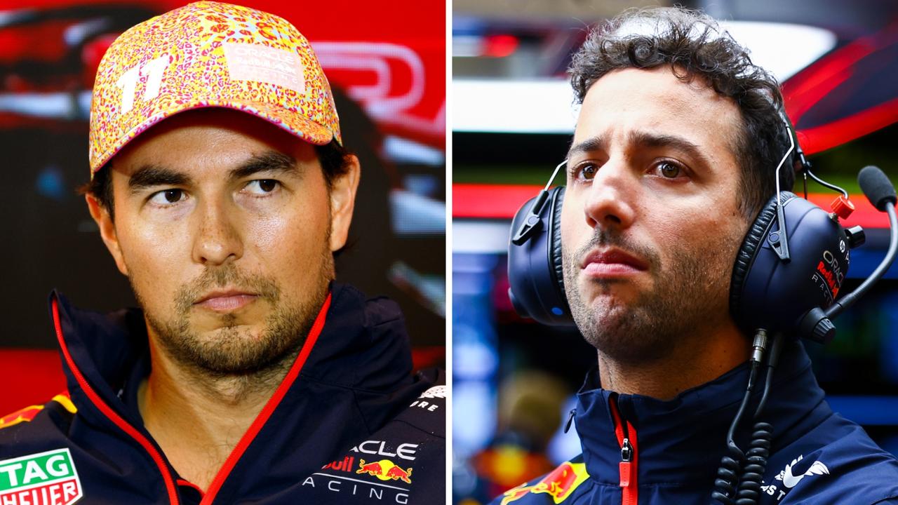 Sergio PErez and Daniel Ricciardo