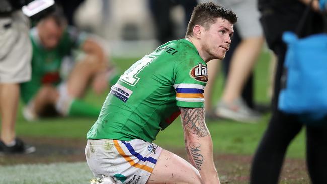 A devastated John Bateman after the match. Picture: Phil Hillyard