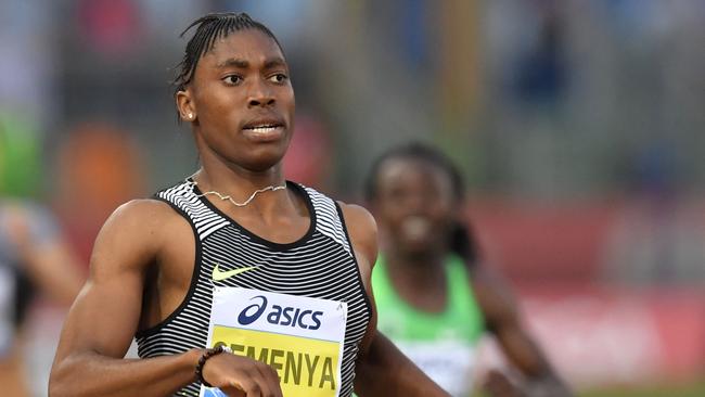 South Africa runner Caster Semenya appears certain to win gold in the women’s 800m in Rio.