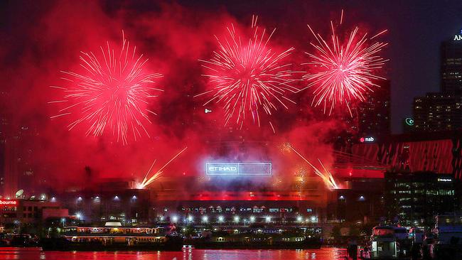 The fireworks had been scheduled to take place between 6pm and 9.30pm on Australia Day.