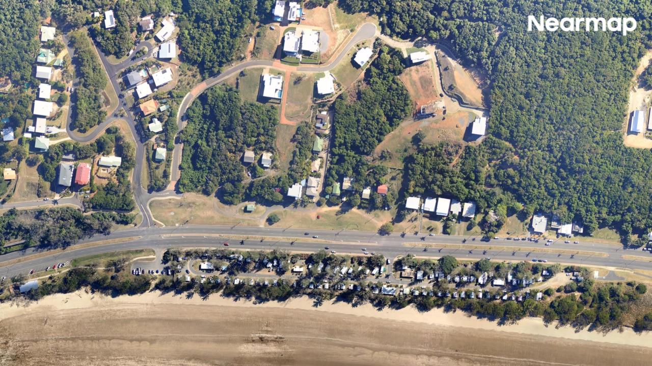 Gus Moore St, Yeppoon, in 2014. Location intelligence by Nearmap.