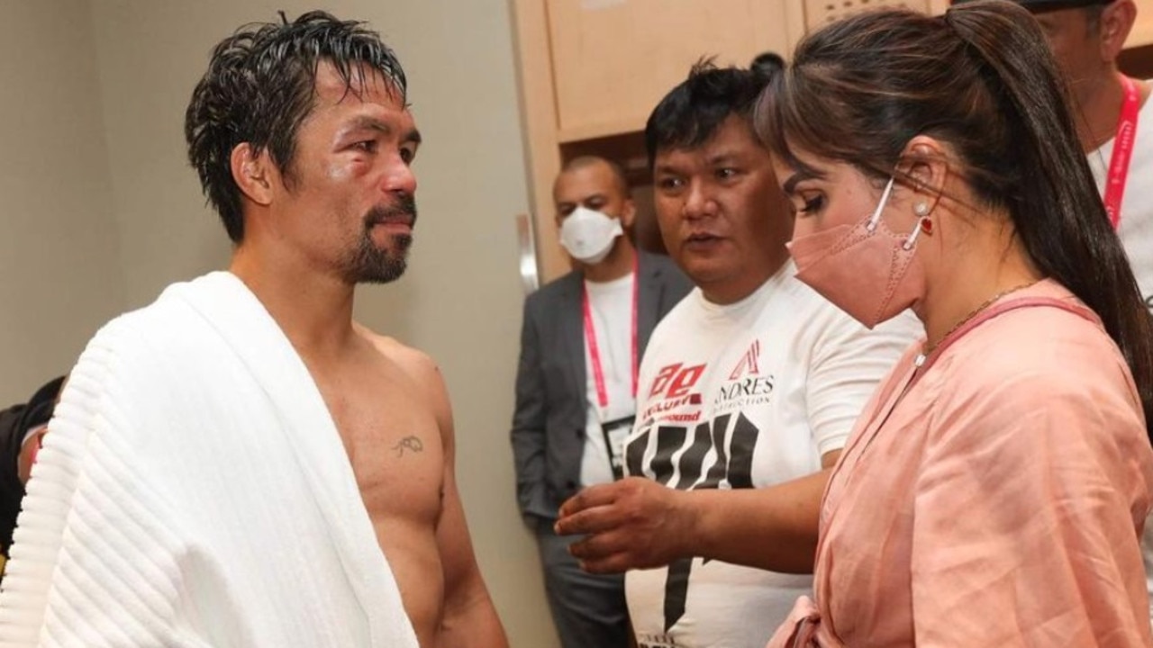 Manny Pacquiao's wife Jinkee posted an emotional message to her husband.