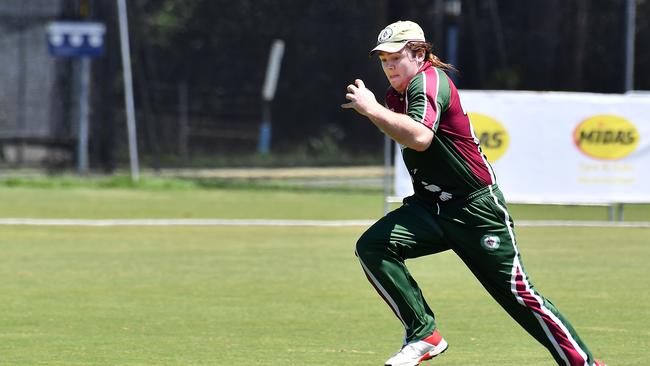 Souths players in the field Ipswich V Souths T20 game. Saturday December 4, 2021. Picture, John Gass